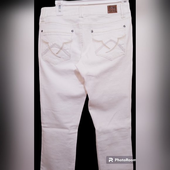 LEI Ashley Jeans Lowrise Skinny White size 5 Women Casual Stretch - Picture 3 of 7
